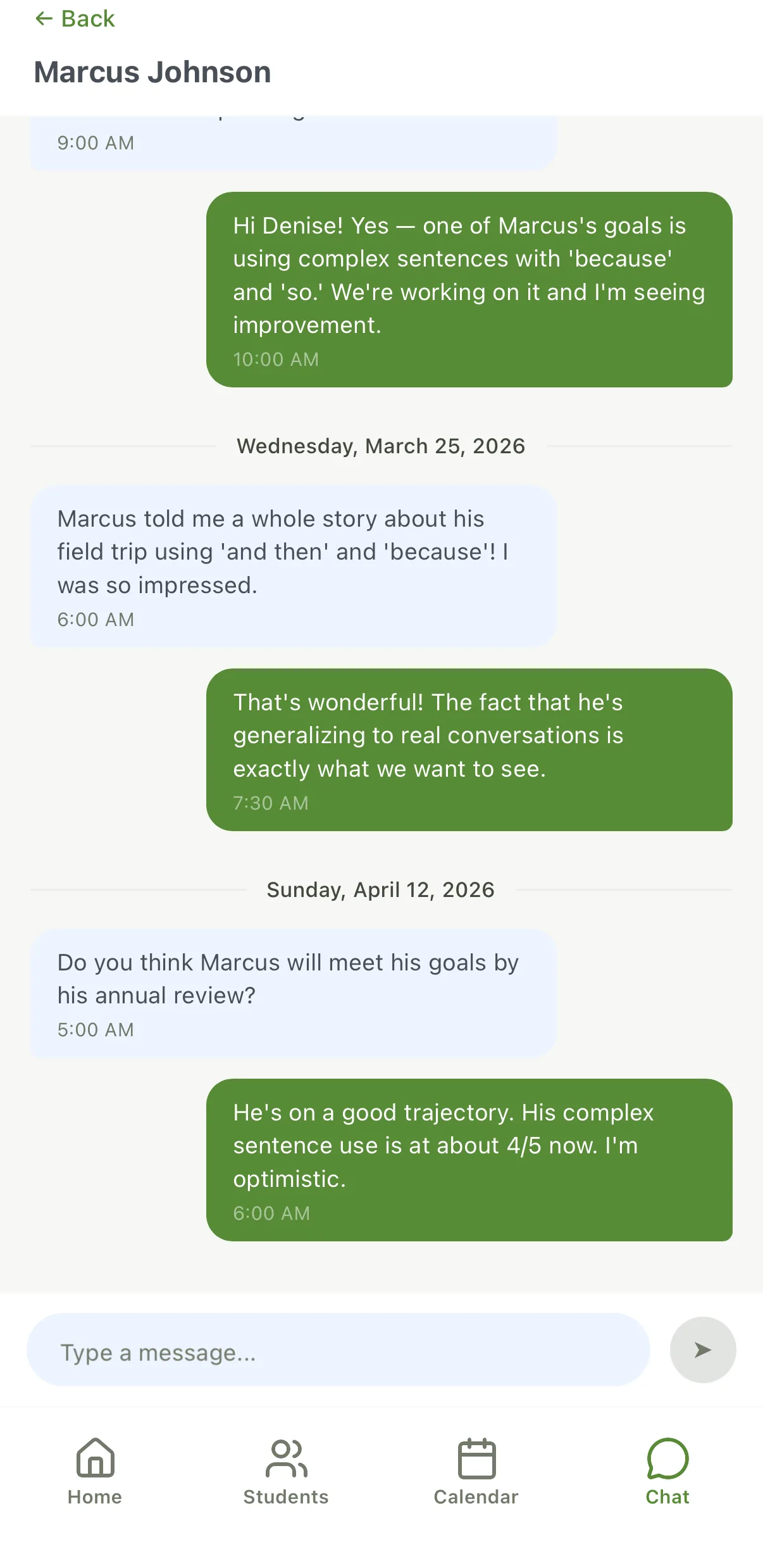 IEPioneer mobile app — secure family chat