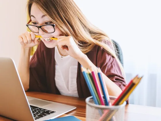 Therapist working with child on speech
